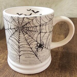 Sur La Table Earthenware Spider Web Mug 16oz